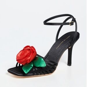 Loeffler Randall Satin Rey Flower Sandals